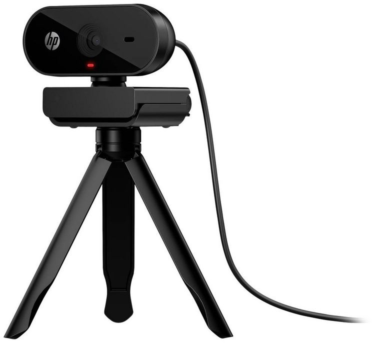 Produktbild: HP 320 Full HD-Webcam 1920 x 1080 Pixel Mikrofon, Klemm-Halterung