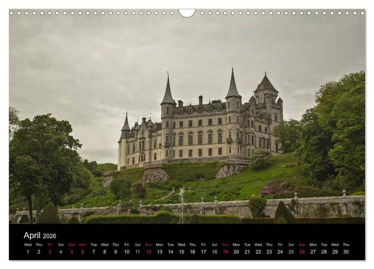 Produktbild: Historic Scotland (Wall Calendar 2026 DIN A3 landscape), CALVENDO 12 Month Wall Calendar