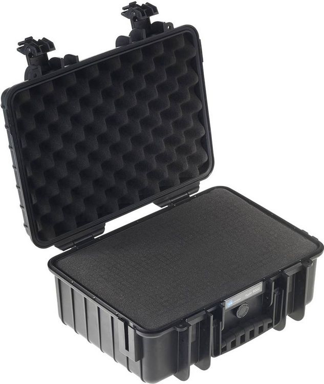 Produktbild: B & W International Outdoor Koffer outdoor.cases Typ 4000 16.6 l (B x H x T) 420 x 325 x 180 mm Schwarz 4000/B/SI
