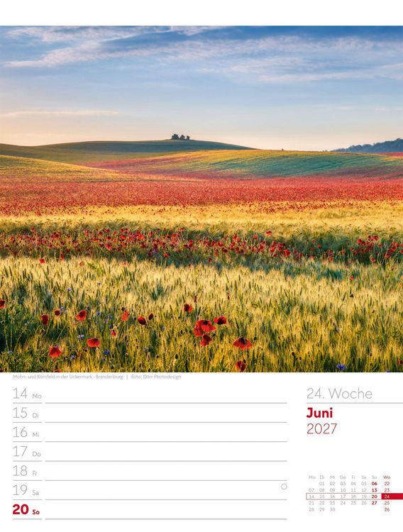 Produktbild: Malerisches Deutschland Wochenplaner Kalender 2027