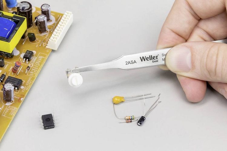 Produktbild: Weller Erem&reg; 2ASA Pr&auml;zisionspinzette 118.00mm