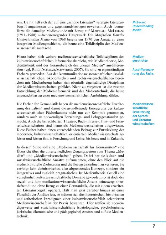 Produktbild: Uni-Wissen Germanistik/GK Medienwissenschaften