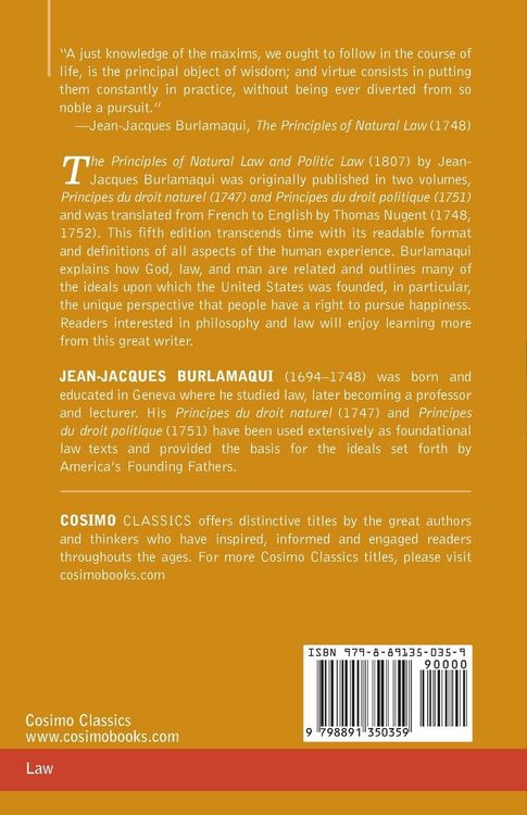 Produktbild: The Principles of Natural and Politic Law (Two Volumes in One)