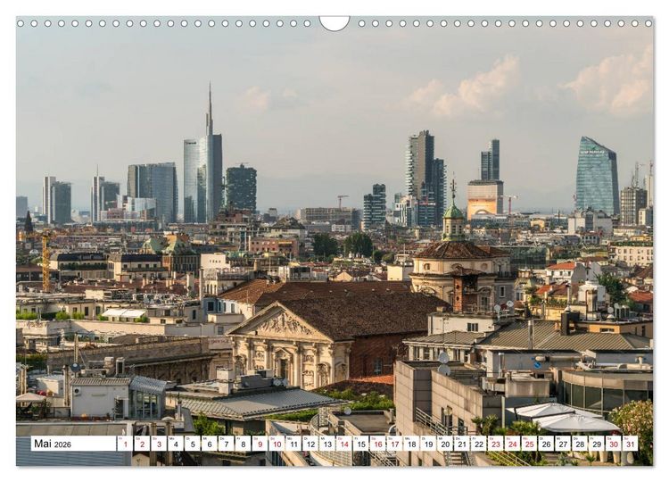 Produktbild: Italien - Mailand (Wandkalender 2026 DIN A3 quer), CALVENDO Monatskalender