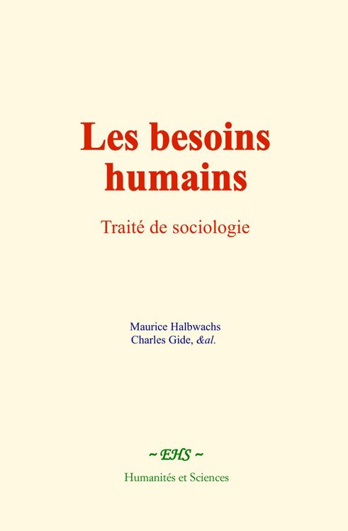 Produktbild: Les besoins humains