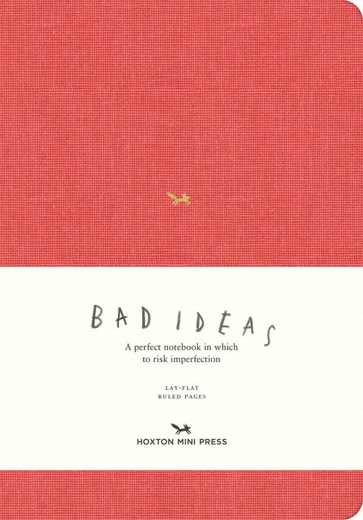 Produktbild: A Notebook for Bad Ideas (Large / Red / Lined)