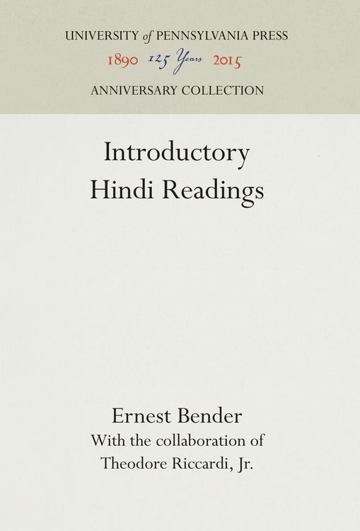 Produktbild: Introductory Hindi Readings,