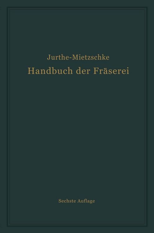 Produktbild: Handbuch der Fr&auml;serei