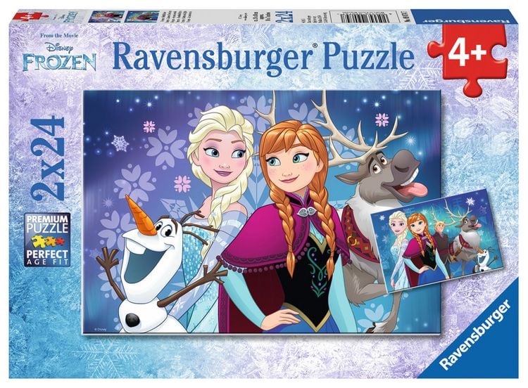 Produktbild: Puzzle Ravensburger Frozen - Nordlichter 2 X 24 Teile