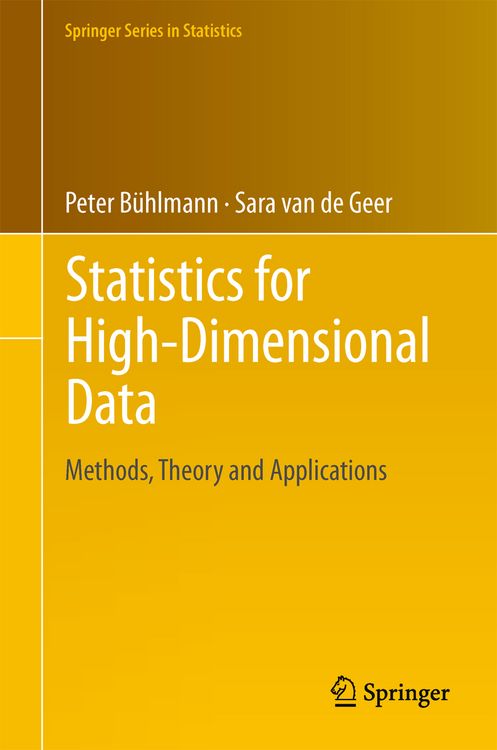 Produktbild: Statistics for High-Dimensional Data