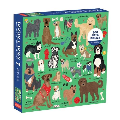 Produktbild: Doodle Dog And Other Mixed Breeds 500 Piece Family Puzzle