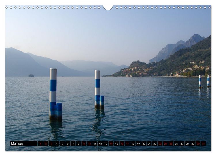 Produktbild: Romantischer Lago d'Iseo (Wandkalender 2026 DIN A3 quer), CALVENDO Monatskalender