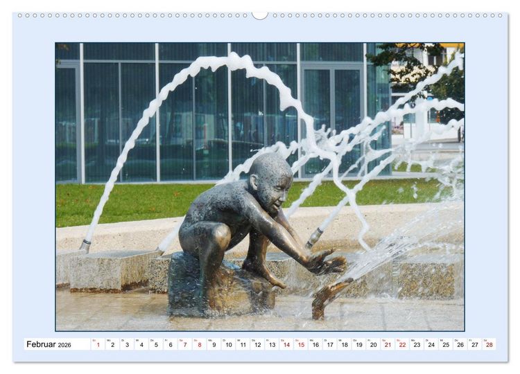 Produktbild: Sch&ouml;ne Wasserspiele (Wandkalender 2026 DIN A2 quer), CALVENDO Monatskalender