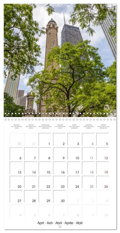 Produktbild: CHICAGO Highlights (Wall Calendar 2026 12 &times; 12 Inch) CALVENDO 12 Month Wall Calendar