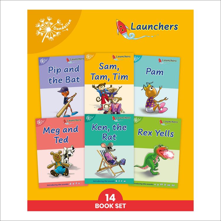Produktbild: Phonic Books Dandelion Launchers Stages 1-7 Sam, Tam, Tim (Alphabet Code)