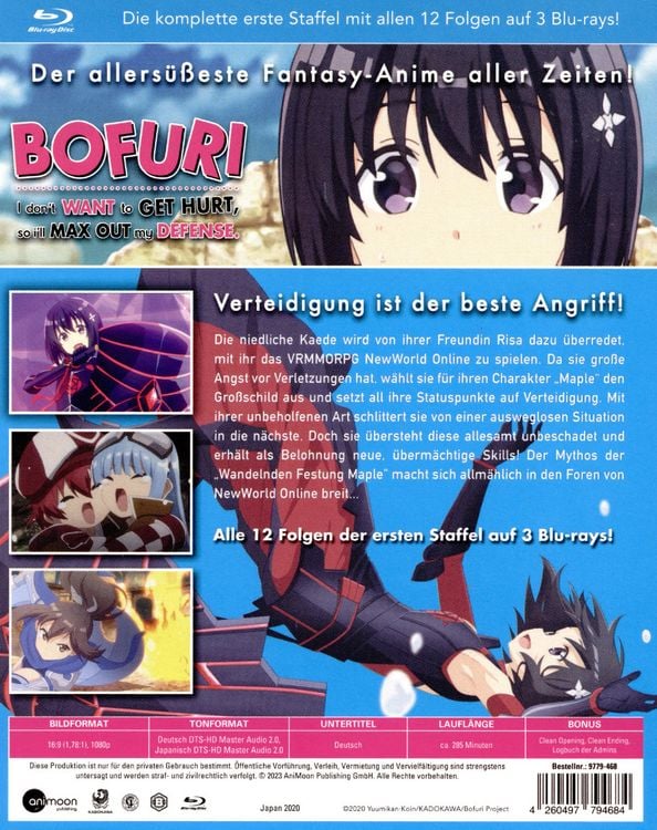 Produktbild: Bofuri Complete Edition Season 1 [3 BRs]