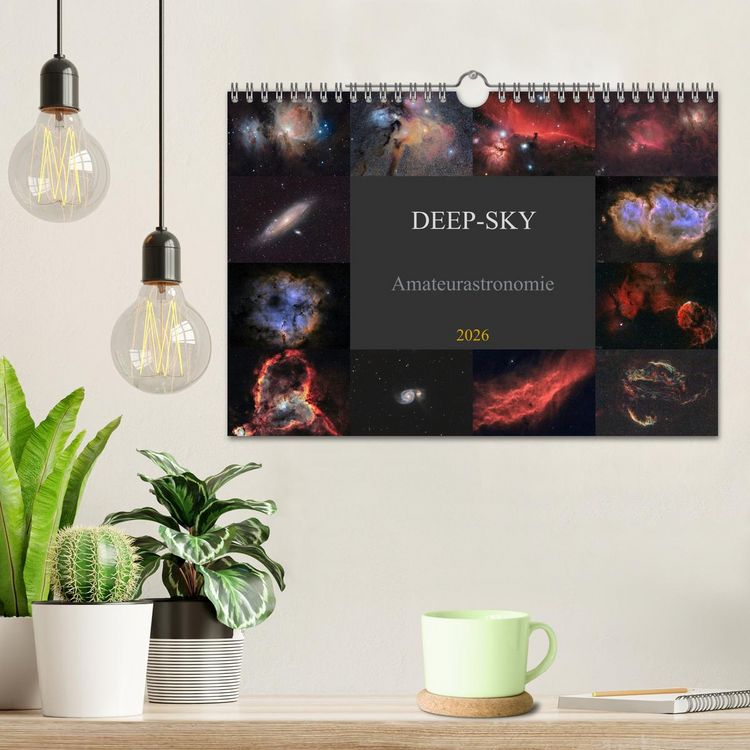 Produktbild: Deep-Sky Amateurastronomie (Wandkalender 2026 DIN A4 quer), CALVENDO Monatskalender