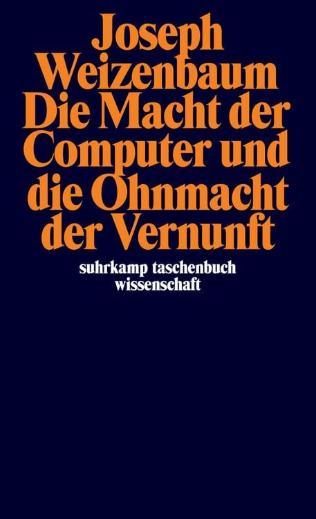 Produktbild: Die Macht der Computer und die Ohnmacht der Vernunft