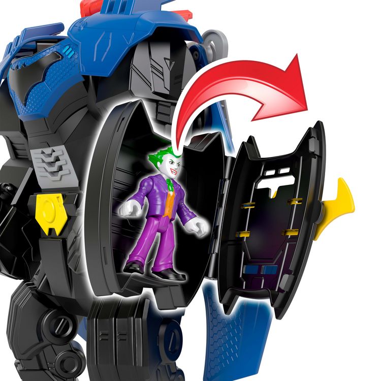 Produktbild: Fisher-Price Imaginext DC Super Friends Batman Flug-Mech Spielzeug mit Lichtern, Ger&auml;uschen und Actionfigur
