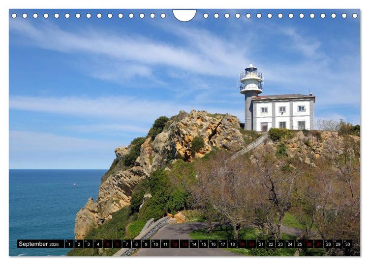 Produktbild: Spaniens Baskenland (Wandkalender 2026 DIN A4 quer), CALVENDO Monatskalender