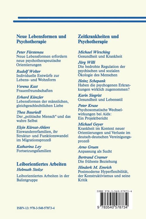 Produktbild: Neue Lebensformen und Psychotherapie. Zeitkrankheiten und Psychotherapie. Leiborientiertes Arbeiten