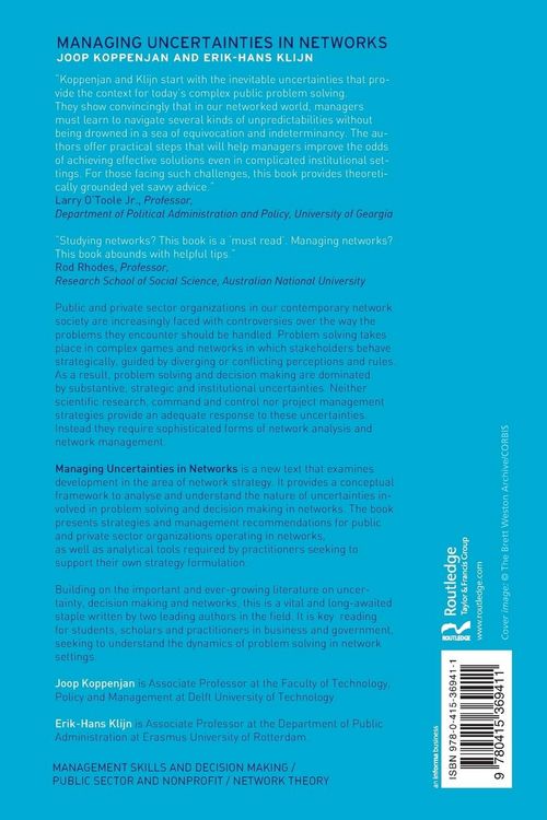 Produktbild: Managing Uncertainties in Networks
