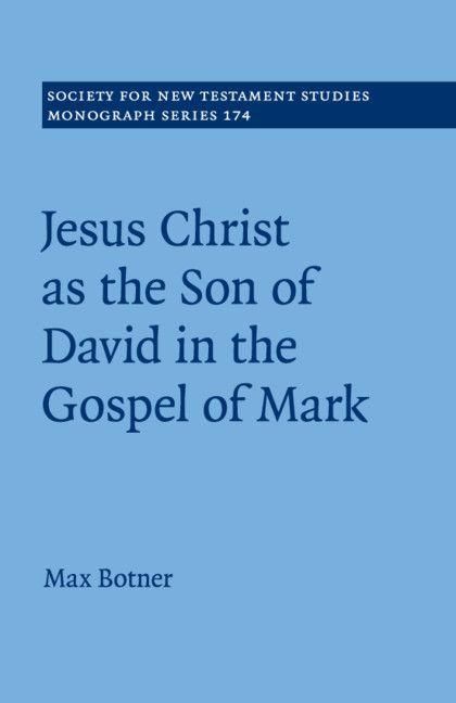 Produktbild: Jesus Christ as the Son of David in the Gospel of Mark