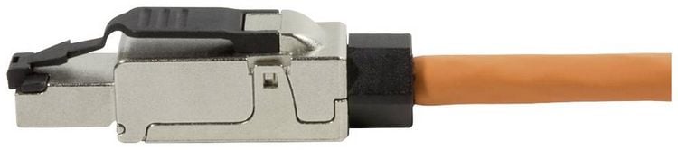 Produktbild: LogiLink MP0040 Feldkonfektionierbarer Stecker, Cat.6A, geschirmt, PrimeLine MP0040 Schwarz, Silber 1 St.
