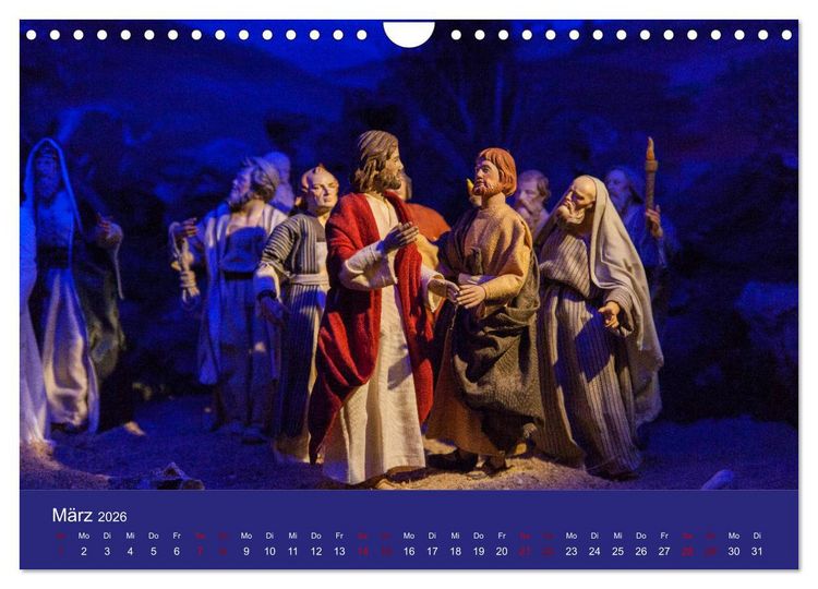 Produktbild: Passionskrippen (Wandkalender 2026 DIN A4 quer), CALVENDO Monatskalender