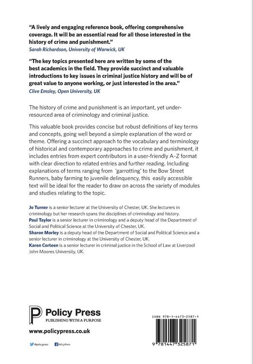 Produktbild: A Companion to the History of Crime and Criminal Justice