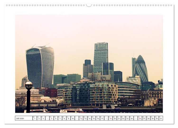 Produktbild: Neues Outfit - LONDON (hochwertiger Premium Wandkalender 2026 DIN A2 quer), Kunstdruck in Hochglanz