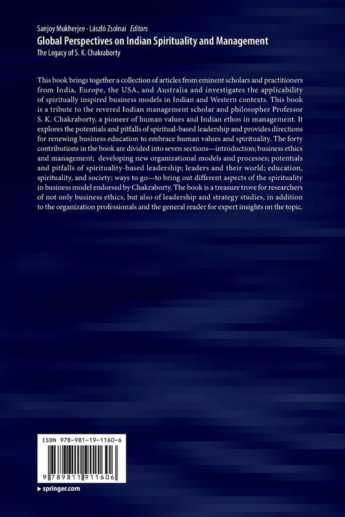 Produktbild: Global Perspectives on Indian Spirituality and Management