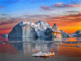 Produktbild: CALVENDO Puzzle Ein Motiv aus dem Kalender Gr&ouml;nland - Zauberwelt aus Eis | 1000 Teile Lege-Gr&ouml;&szlig;e 64x48cm Foto-Puzzle f&uuml;r gl&uuml;ckliche Stunden
