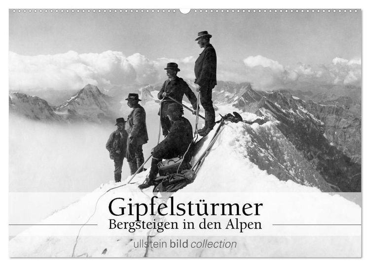 Produktbild: Gipfelst&uuml;rmer - Bergsteigen in den Alpen (Wandkalender 2026 DIN A2 quer), CALVENDO Monatskalender