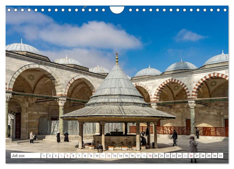 Produktbild: Istanbul - Faszination Moschee (Wandkalender 2026 DIN A4 quer), CALVENDO Monatskalender