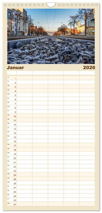 Produktbild: Familienplaner 2026 - Kassel begeistert mit 5 Spalten (Wandkalender, 21 x 45 cm) CALVENDO