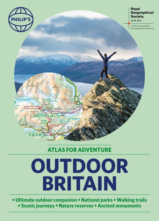 Produktbild: Philip's RGS Outdoor Britain: An Atlas for Adventure