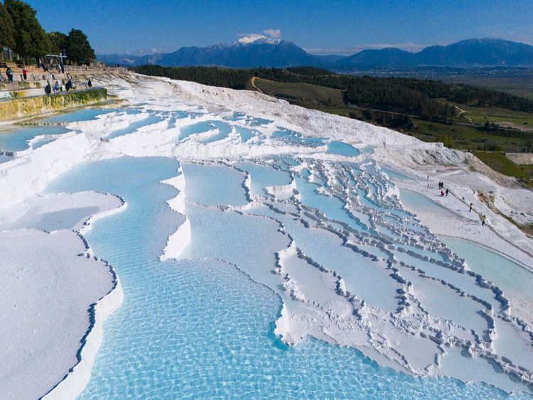 Produktbild: CALVENDO Puzzle Kalksinterterrassen Pamukkale | 1000 Teile Lege-Gr&ouml;&szlig;e 64x48cm Foto-Puzzle f&uuml;r gl&uuml;ckliche Stunden