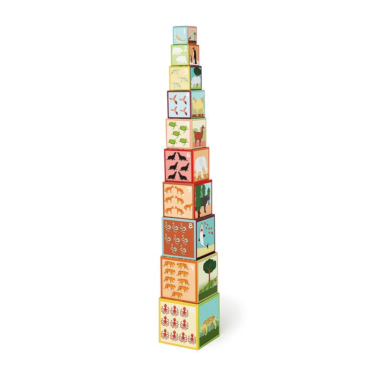 Produktbild: SCRATCH - Stapelspiel Pyramide Zootiere