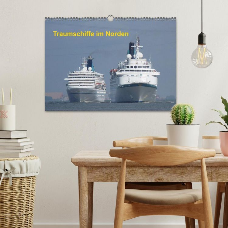 Produktbild: Traumschiffe im Norden (Wandkalender 2026 DIN A3 quer), CALVENDO Monatskalender