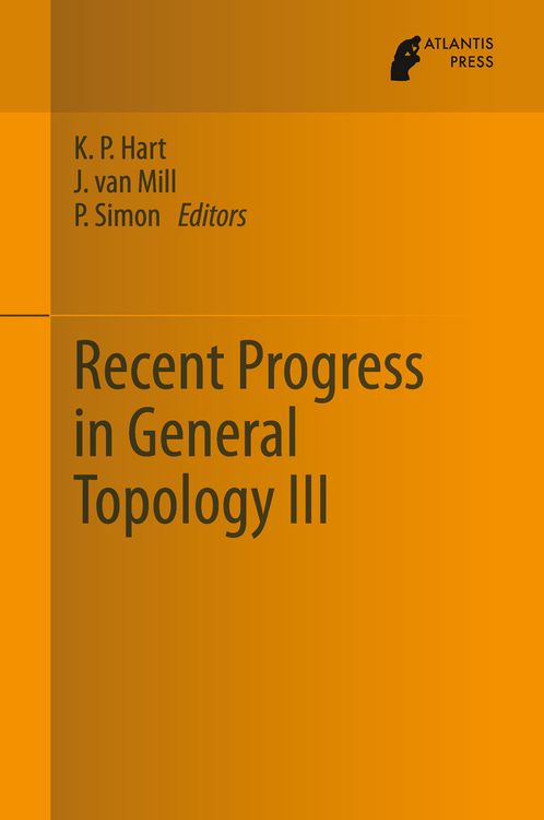 Produktbild: Recent Progress in General Topology III