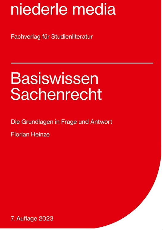 Produktbild: Basiswissen Sachenrecht - 2023