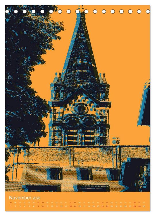 Produktbild: Stra&szlig;burg reloaded - Pop-Art trifft Tradition (Tischkalender 2026 DIN A5 hoch), CALVENDO Monatskalender