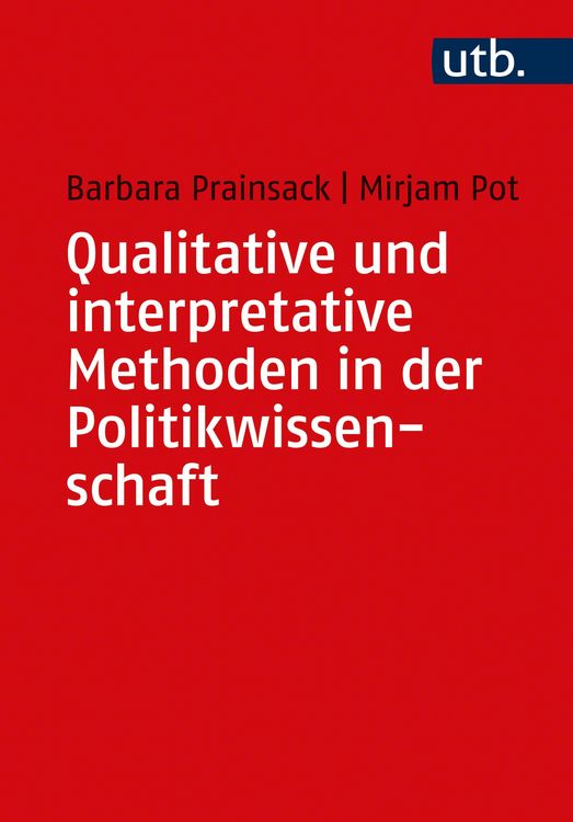 Produktbild: Qualitative und interpretative Methoden in der Politikwissenschaft