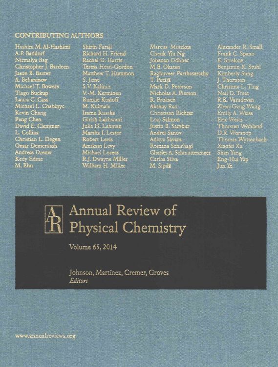 Produktbild: Annual Review of Physical Chemistry 2014