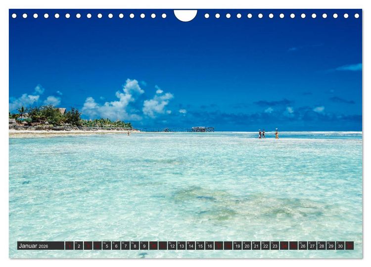 Produktbild: Karibu Sansibar (Wandkalender 2026 DIN A4 quer), CALVENDO Monatskalender