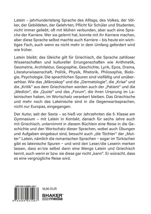 Produktbild: Latein und Griechisch f&uuml;r Jedermann