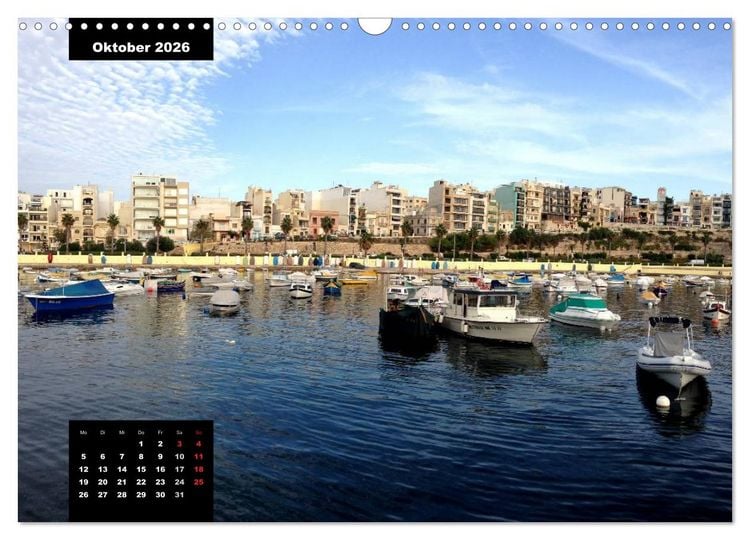 Produktbild: Impressionen aus Malta (Wandkalender 2026 DIN A3 quer), CALVENDO Monatskalender