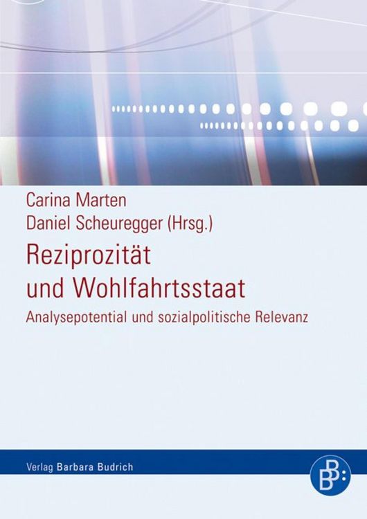 Produktbild: Reziprozit&auml;t und Wohlfahrtsstaat