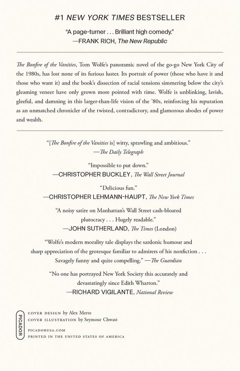 Produktbild: The Bonfire of the Vanities